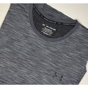 Under Armour Shirt Mens 2XL XXL Blue Gray The Vanish Tee Athletic Lightweight